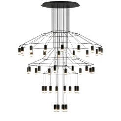 Beste Lichtgeschäft 42 Vibia Wireflow Chandelier 0377