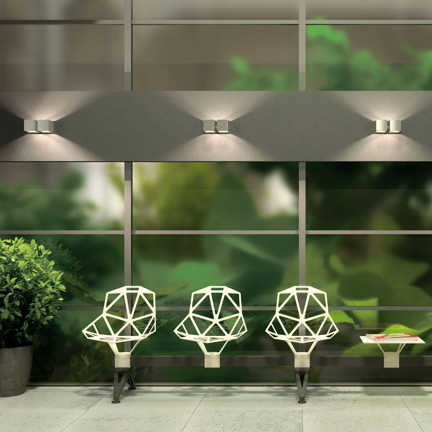 Milan Dau 80 Wandleuchte 4x DOB LED 4 Milan Dau 80 Wandleuchte 4x DOB LED – Bild 2