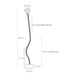 Artemide Pipe Terra LED -Beste Lichtgeschäft 003 Artemide Pipe LED Terra Steh tech ae271653957727f27da5089179d25d72