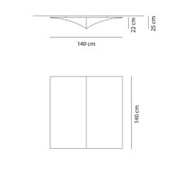 Axolight Nelly Straight PL140 -Beste Lichtgeschäft 003 Axolight Nelly PL140 Wand technische zeichnung 896afba6e127fe7875c6503f01ddf68b