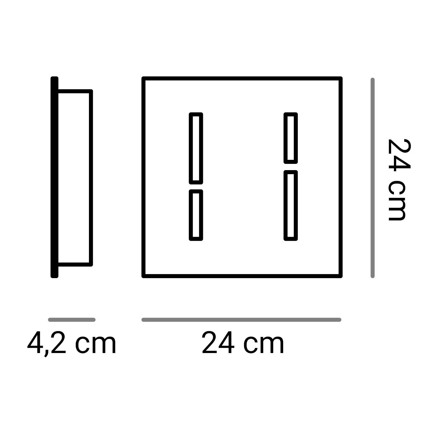 Elesi Luce Aura 02901 Wand-/Deckenleuchte 5 Elesi Luce Aura 02901 Wand-/Deckenleuchte – Bild 3