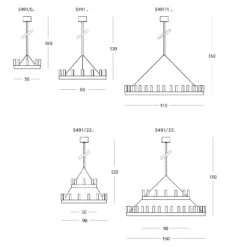 FontanaArte Chandelier Sospensione Piccola/Media -Beste Lichtgeschäft 003 FontanaArte Chandelier Piccola Media Pendel technische zeichnung e3d5f930f826dc58fcf97a7db5a07ace