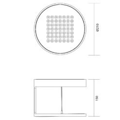 Nimbus Rim R 49 15 Nimbus Rim R 49 -Beste Lichtgeschäft 003 Nimbus Rim R 49 Decke technische Zeichnung 66609963eb6e819ade17fc016e354fc5