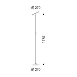 Oligo Decent Max Stehleuchte -Beste Lichtgeschäft 003 Oligo Decent Max Steh technische Zeichnung 3e58512905aa8f152d6e6087dcde2c02