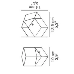 Oluce Astro 1188 -Beste Lichtgeschäft 003 Oluce Astro 1188 Wand Decke technische Zeichnung 1249373d5d6f2f3990fda9d5e3519ad2