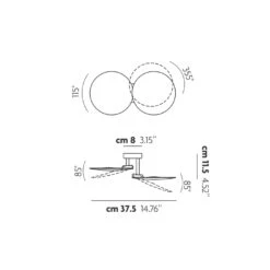 Lodes Puzzle Double Round 13 Lodes Puzzle Double Round -Beste Lichtgeschäft 003 Studio Italia Design Puzzle Double Round 2700K wand tech fae635fc64bca4fbcca49c1a2707a8dd