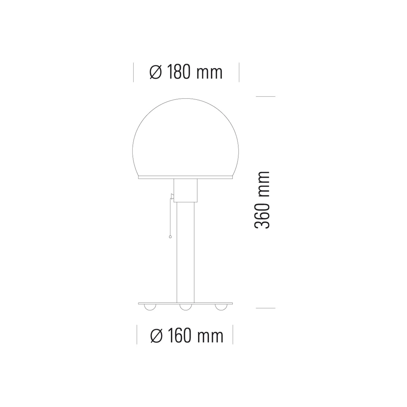 Tecnolumen Wagenfeld WA 23 SW 5 Tecnolumen Wagenfeld WA 23 SW – Bild 3
