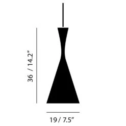 Tom Dixon Beat Tall LED -Beste Lichtgeschäft 003 Tom Dixon Beat Light Tall Pendelleuchte ca97aee304bd92eb4f761442fbfd7913