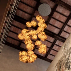 Catellani & Smith Gold Moon Chandelier 9 Catellani & Smith Gold Moon Chandelier -Beste Lichtgeschäft 004 Catellani Smith Gold Moon Pendel detail 101113 gold e3b3395314ef18ef5e4cac822ac816a6