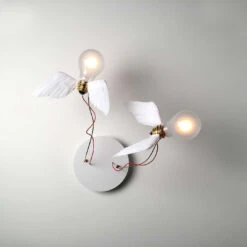 Ingo Maurer Lucellino Doppio LED -Beste Lichtgeschäft 005 Ingo Maurer Lucellino Doppio Wand total 97174 weiss 6e3fb209ec4fc118054212f55c7145de