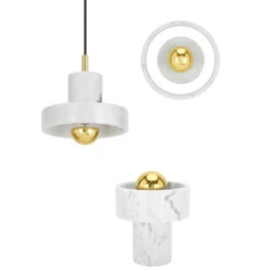 Tom Dixon Stone LED Pendant -Beste Lichtgeschäft 005 Tom Dixon Stone Pendel Total2 82441 Weiss 47c2a5c06be7619d6d925f810896584a