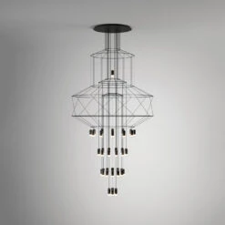 Vibia Wireflow Chandelier 0374 -Beste Lichtgeschäft 005 Vibia Wireflow Chandelier 0374 Kronleuchter total 90961 schwarz 806ed22ebcb6675ce01bf19a7b488b36