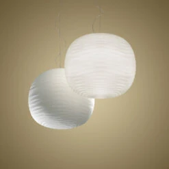 Foscarini Gem Sospensione -Beste Lichtgeschäft 006 Foscarini Gem Pendel ambient 91826 weiss c556b02f6a62502f1665bc3f737beedd