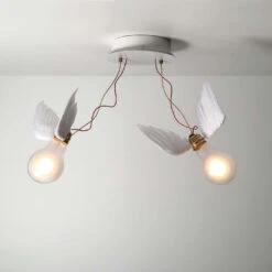 Ingo Maurer Lucellino Doppio LED -Beste Lichtgeschäft 006 Ingo Maurer Lucellino Doppio Decke total 97174 weiss 70eddae74b38528fd925cdc094cba7ce