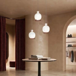 Kundalini Opyo Suspension -Beste Lichtgeschäft 006 Kundalini Opyo Pendel ambient 103670 korallenrot 1f3bc1516c8df942f09f0c9864af7aa4